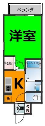 仲介手数料０円！エステムコート名古屋ステーションクロスの間取り