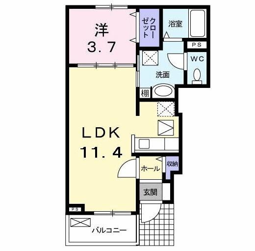 【間取り】 | オークパレスⅡ