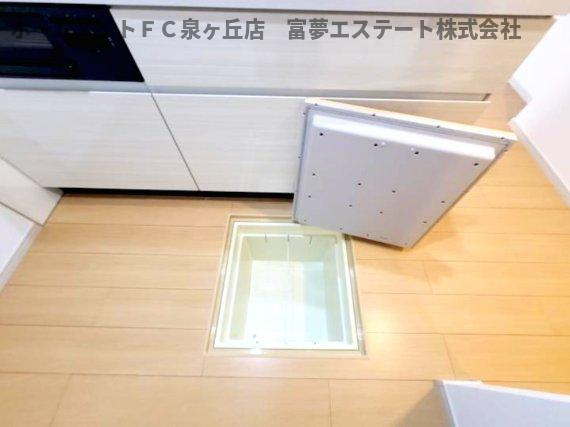 【キッチン】 | シエル・ランピード浜寺 | 床下収納