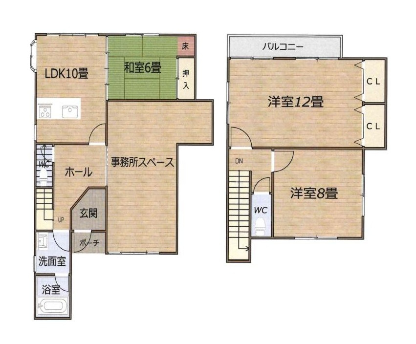 岩出市根来・中古戸建・116593の間取り