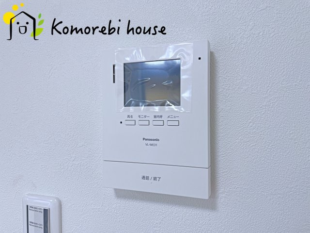 桶川市加納　中古戸建の防犯設備|モニター付インターホンです