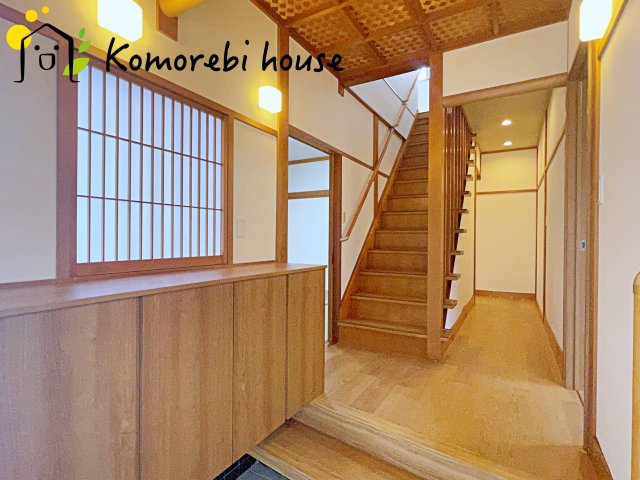 桶川市加納　中古戸建の玄関|毎日通る玄関はこちらです