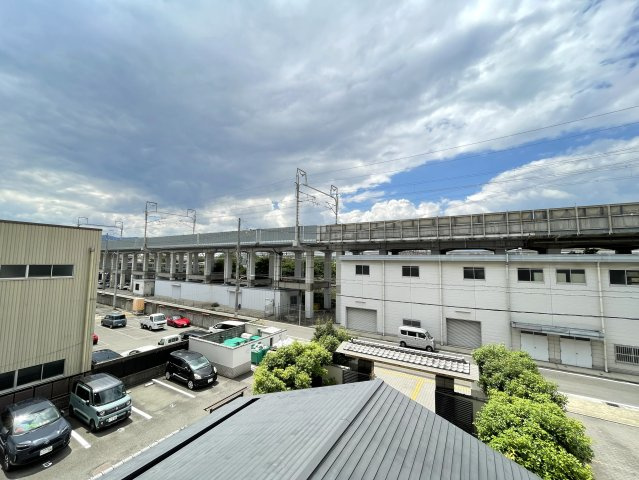 信開ガーデンコート西大路の展望|北側バルコニーからの眺望