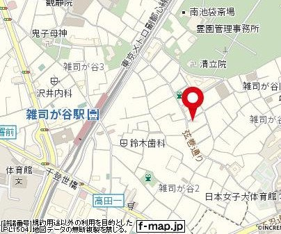パステルＵの地図