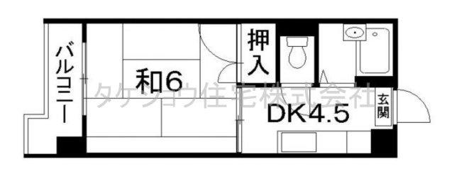 レジデンス塩原の間取り
