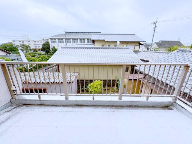中古戸建のバルコニー