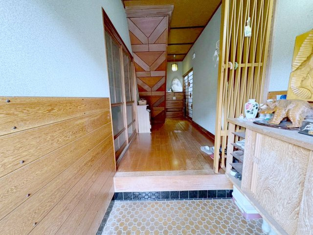 中古戸建の玄関
