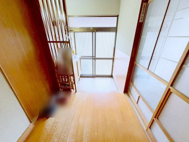 中古戸建の玄関