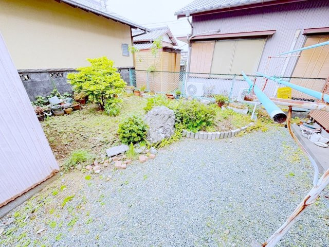 中古戸建の庭
