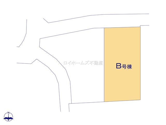【区画図】 | 一宮市北方町北方字中屋敷郷81-1『仲介料無料』新築戸建て | B号棟