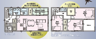 【間取り】 | 新築アーネストワン　4LDK　玖島第一　