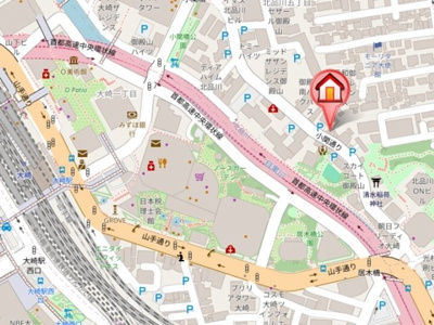 【地図】 | クロスレジデンス大崎