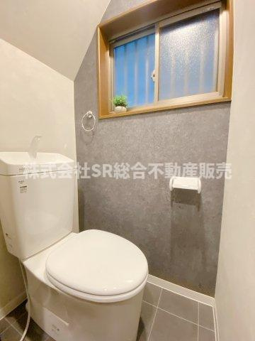 末広町中古戸建のトイレ|1Fトイレは温水洗浄便座なしです。