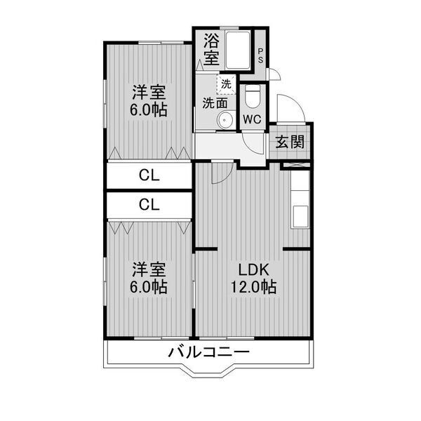 サンヒル上地の間取り