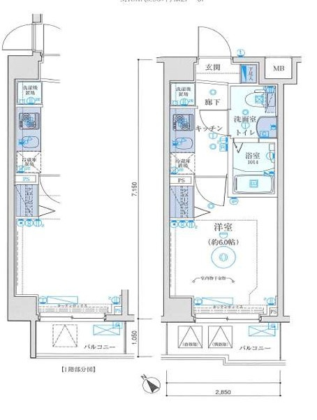 リヴシティ東池袋の間取り