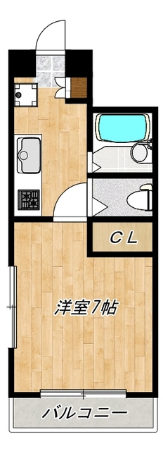 パーシモンハイツの間取り|間取りです