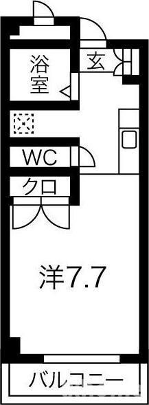 ウエストコーポの間取り