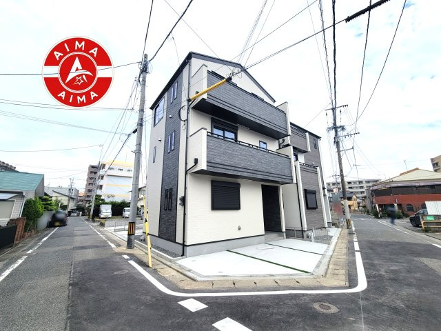 春日市春日原東町4丁目第1-4棟(D号棟)の外観|デザイン性のある外観です。