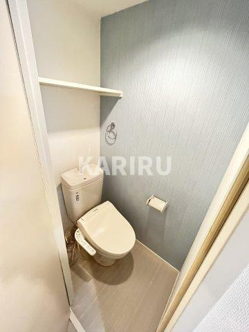 京橋オーガスタのトイレ|清潔感のあるトイレです