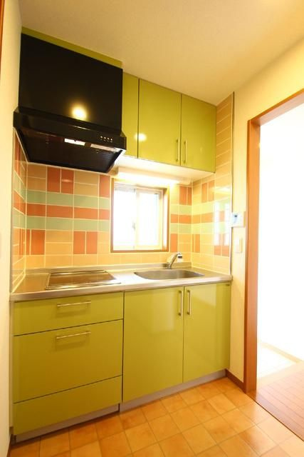 足立区江北７丁目の賃貸マンションのキッチン