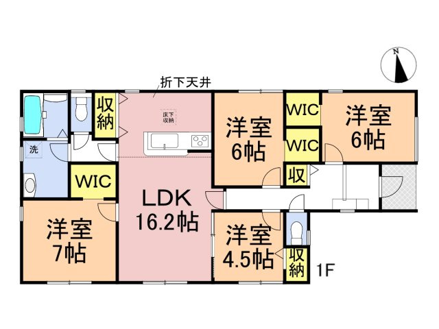 【商談中】リーブルガーデン　大垣市青木町　全４区画分譲の間取り|■３号棟　■ヤマダ不動産　株式会社リライフ　
■夢のマイホーム購入をフルサポートします！
