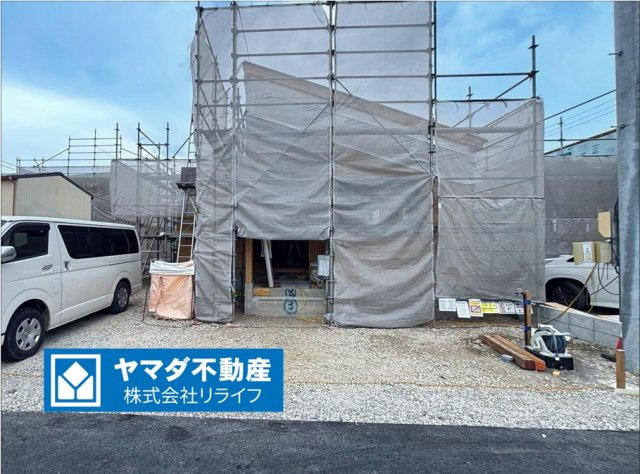 リーブルガーデン　大垣市青木町　全４区画分譲の外観|「現地（2026年7月13日）撮影」　
■外観写真　
■ヤマダ不動産　株式会社リライフ　
■３号棟
■YAMADA電機の　ヤマダ不動産　株式会社リライフ　大垣店■
省エネ・耐震性◎の一建設の家。　
日