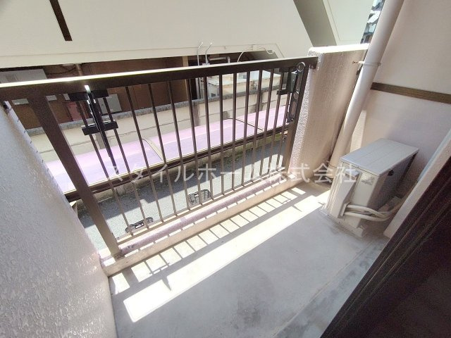 カワイマンションのバルコニー