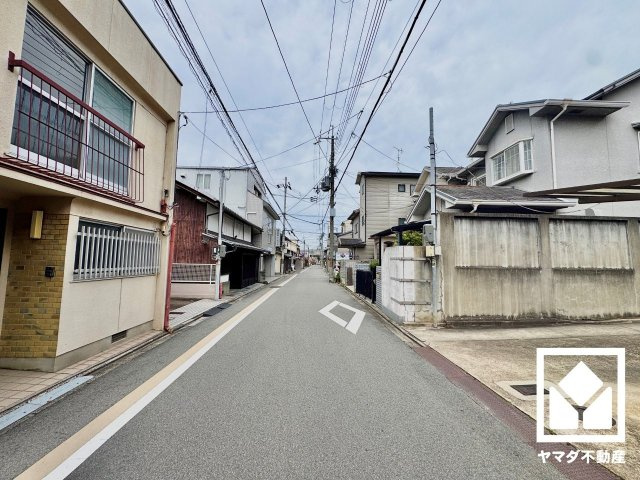 伏見区両替町１３丁目の前面道路含む現地写真