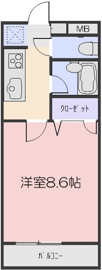 【間取り】 | ハイツ八之坪