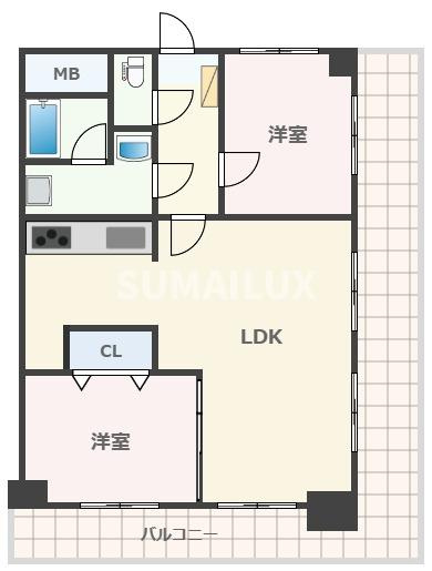 グランピアリバーサイドの間取り