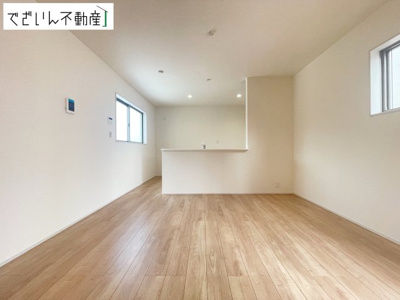 【居間・リビング】 | Livele Garden.S羽生市南羽生(南羽生駅Ⅱ)　新築住宅 | ≪1号棟≫
現地(2026年8月撮影)