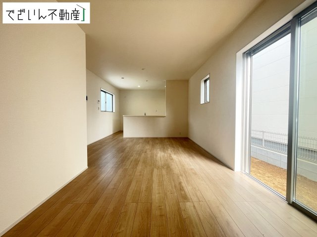 【居間・リビング】 | Livele Garden.S羽生市南羽生(南羽生駅Ⅱ)　新築住宅 | ≪1号棟≫
現地(2026年8月撮影)
