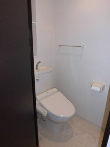 大阪市中央区瓦屋町１丁目の賃貸マンションのトイレ