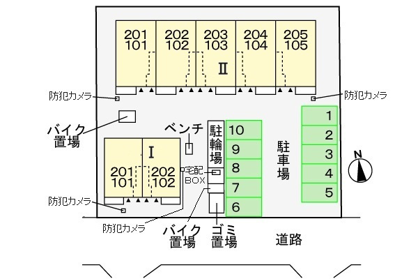 【区画図】 | メゾンシュシュⅠ