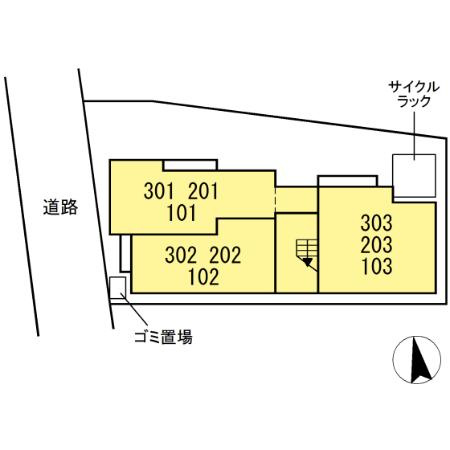 セレスティア豊島Sの区画図