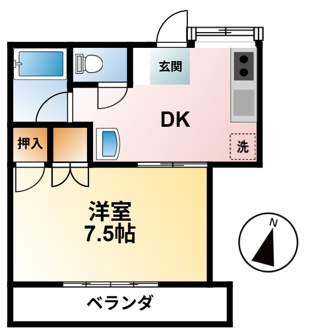 メゾンイスミの間取り
