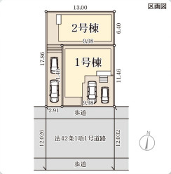 リーブルガーデン南城市つきしろ3期の区画図