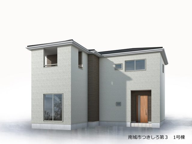 リーブルガーデン南城市つきしろ3期の外観パース
