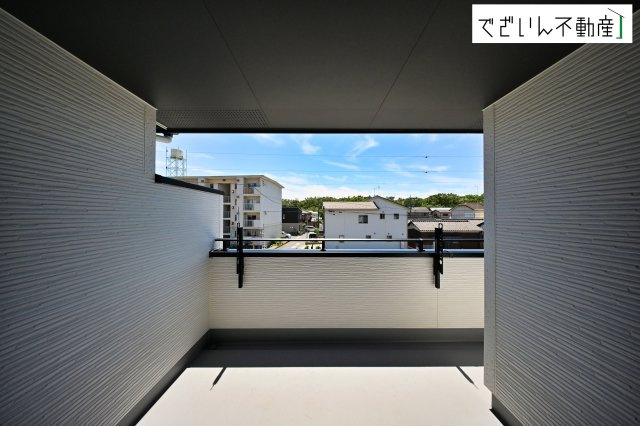 【バルコニー】 | blooming garden熊谷市赤城町1丁目　新築住宅 | ≪1号棟≫
現地(2026年5月撮影)