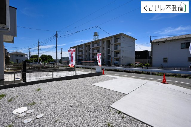 【駐車場】 | blooming garden熊谷市赤城町1丁目　新築住宅 | ≪1号棟≫
現地(2026年5月撮影)