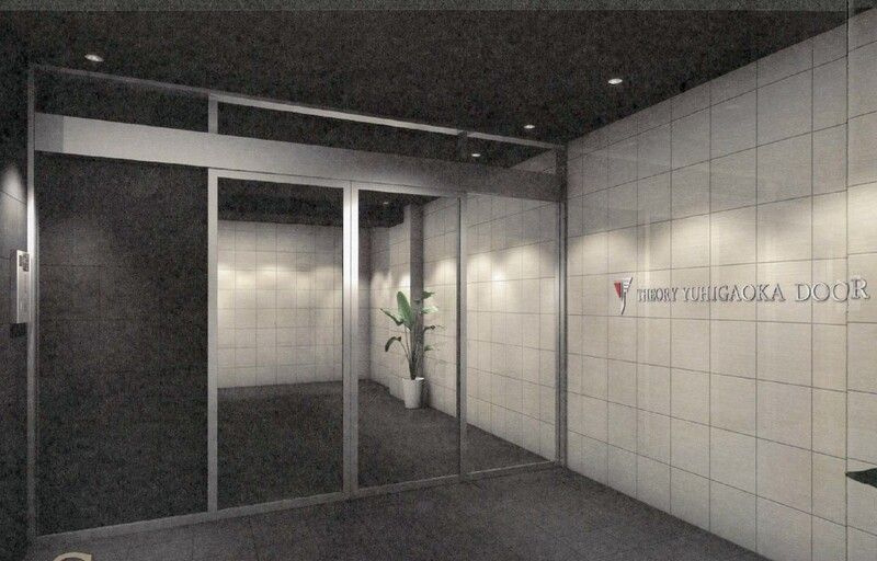 セオリー夕陽丘DOORのエントランス