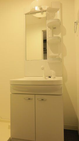 セオリー夕陽丘DOORの独立洗面台