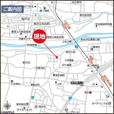 【地図】 | ハートフルタウン　南沢又21番 | ★内覧予約でブランド米2kg★