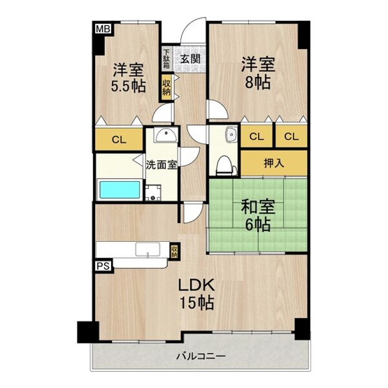【間取り】 | アーデンコート住吉川