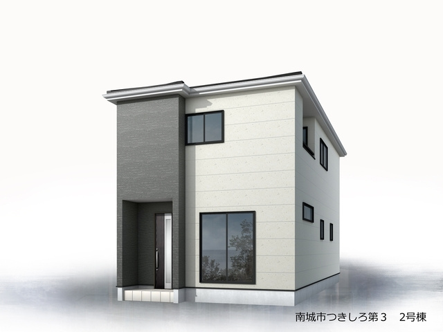 リーブルガーデン南城市つきしろ3期の外観パース