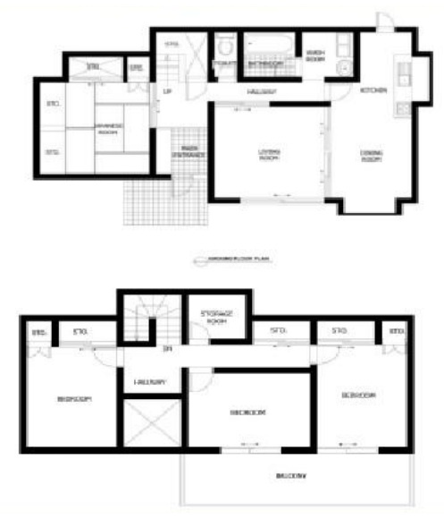 【中古戸建】邑楽郡大泉町大字古海の間取り|■間取り図｜敷地面積：193.60㎡（約58.56坪）建物面積：114.27㎡（約34.56坪）