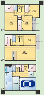 【間取り】 | 豊中市上新田1丁目テラスハウス