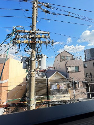尼崎市杭瀬北新町３丁目のアパートの展望