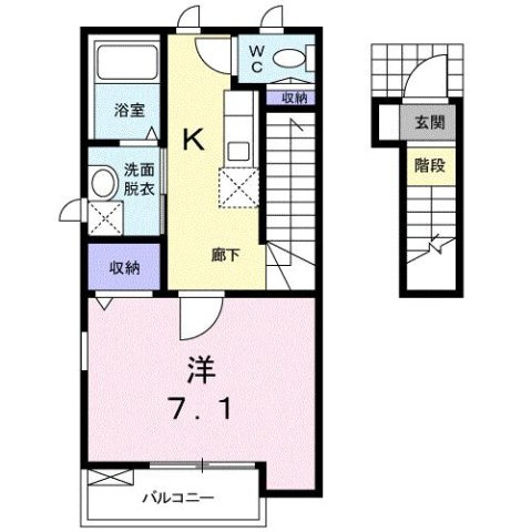 アソシエＡの間取り