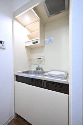 【キッチン】 | サカエフラット元住吉 | 1口IHコンロ